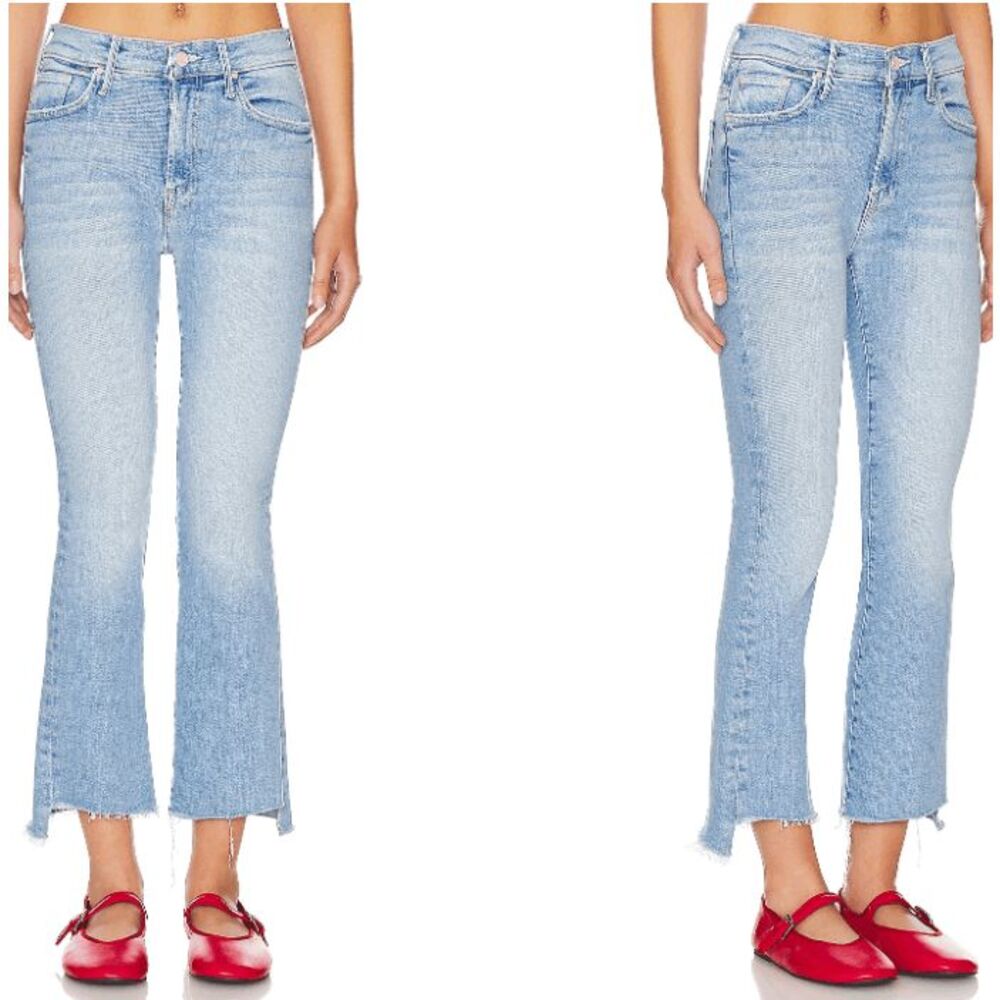 Mother The Insider Crop Step Fray Jeans Limited Edition Wash Size 25‎